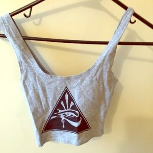 Egyptian Eye crop tank top